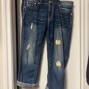 Miss Me boyfriend Capri Size 32